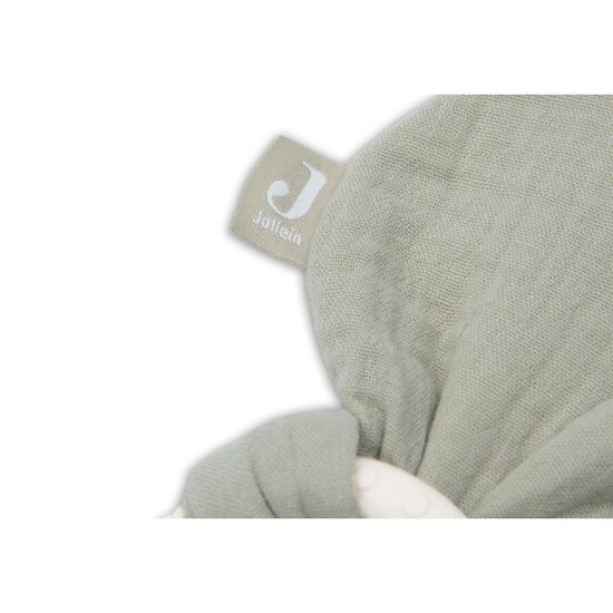 Jollein Anneau dentition en Silicone Bunny Ears Olive Green  Jollein Anneau dentition en Silicone Bunny Ears Olive Green