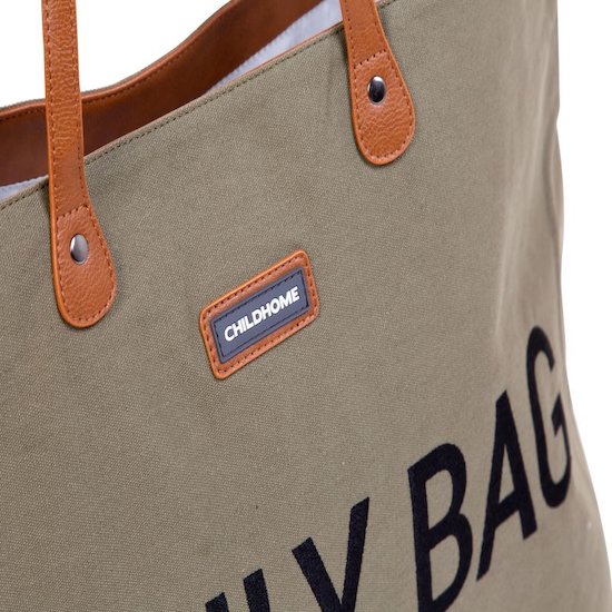 Childhome Sac à langer Family Bag toile Canvas Kaki   Childhome Sac à langer Family Bag toile Canvas Kaki