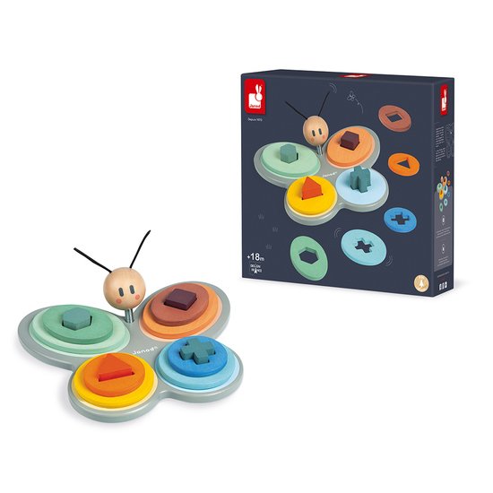 Janod Papillon des formes Sweet Cocoon   Janod Papillon des formes Sweet Cocoon