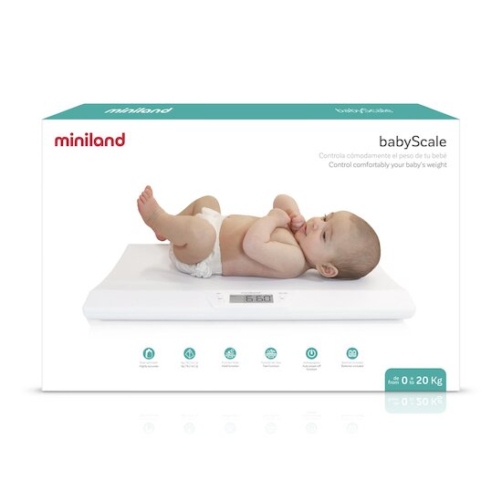 Miniland Pèse bébé Babyscale Blanc  Miniland Pèse bébé Babyscale Blanc