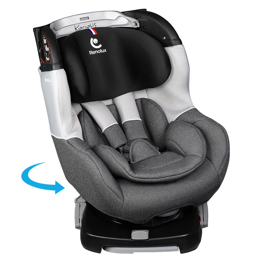 Siège auto pivotant Koriolis NOIR Renolux