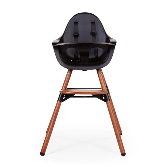 Childhome Chaise haute évolutive Evolu 2 Noyé Black  Childhome Chaise haute évolutive Evolu 2 Noyé Black