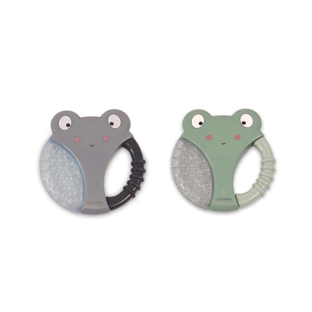 Lot de 2 anneaux de dentition rafraîchissant MULTICOLORE Filibabba