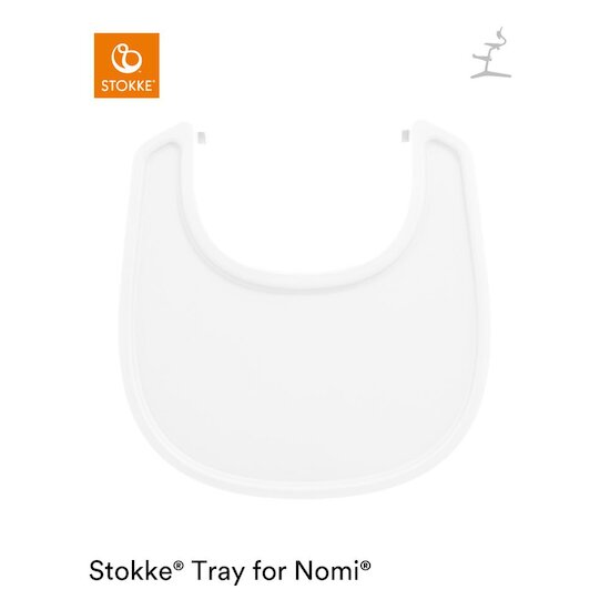 Stokke Tablette pour chaise haute Nomi White 