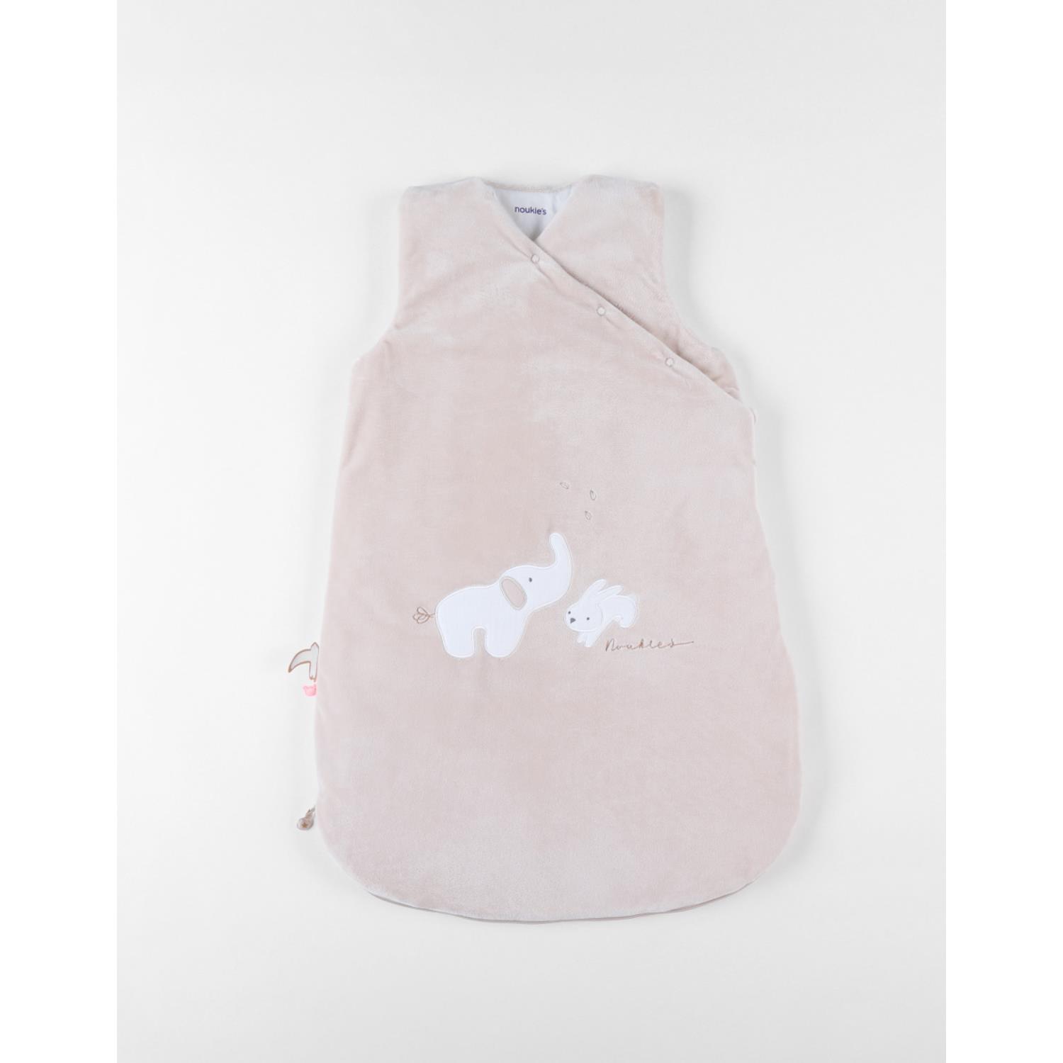 Gigoteuse bag veloudoux Bali et Snow Bali & Moka BEIGE Noukie's