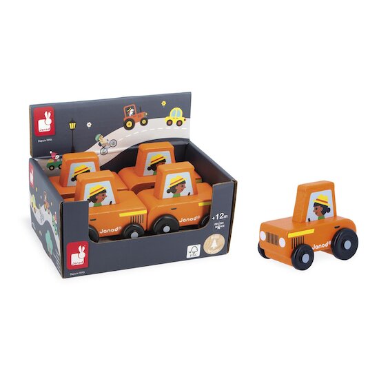 Janod Tracteur Cross Roads  Rouge  Janod Tracteur Cross Roads  Rouge