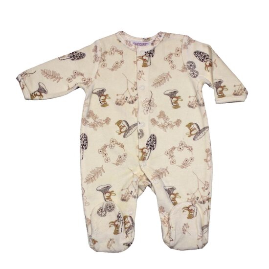 Les Chatounets Pyjama Foret Taupe  Les Chatounets Pyjama Foret Taupe