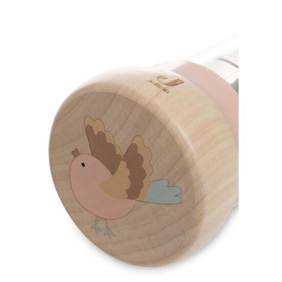 Jollein Bâton de Pluie en Bois Lovely Birds Multicolore  Jollein Bâton de Pluie en Bois Lovely Birds Multicolore