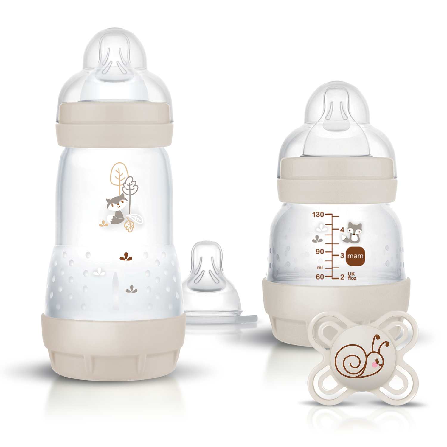MAM - Starter kit naissance GRIS MAM