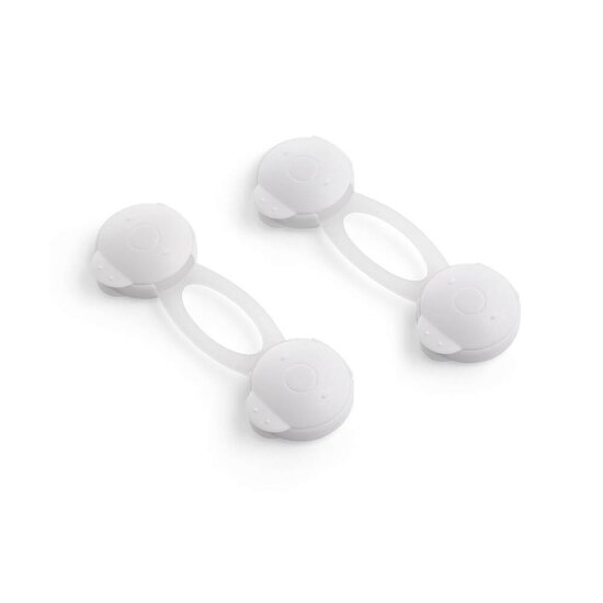 Formula Baby Lot de 2 mini-loquets souples Blanc 