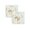 Lapin fleur Ecru/Gris/Vert