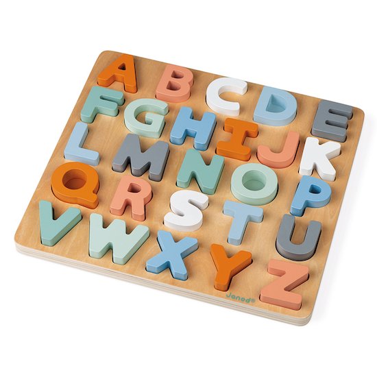 Janod Puzzle Alphabet Sweet Cocoon Multicolore 