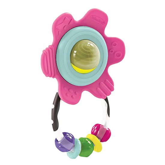Infantino Hochet fleur Rose 