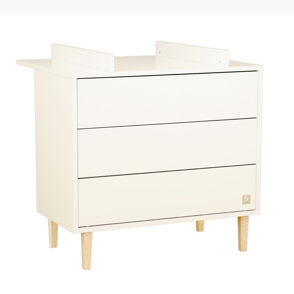 Sauthon - Commode 3 tiroirs Paloma BLANC Sauthon