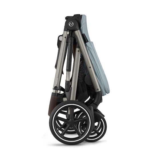 Cybex Poussette évolutive Gazelle S Silver - Stormy Blue  Cybex Poussette évolutive Gazelle S Silver - Stormy Blue