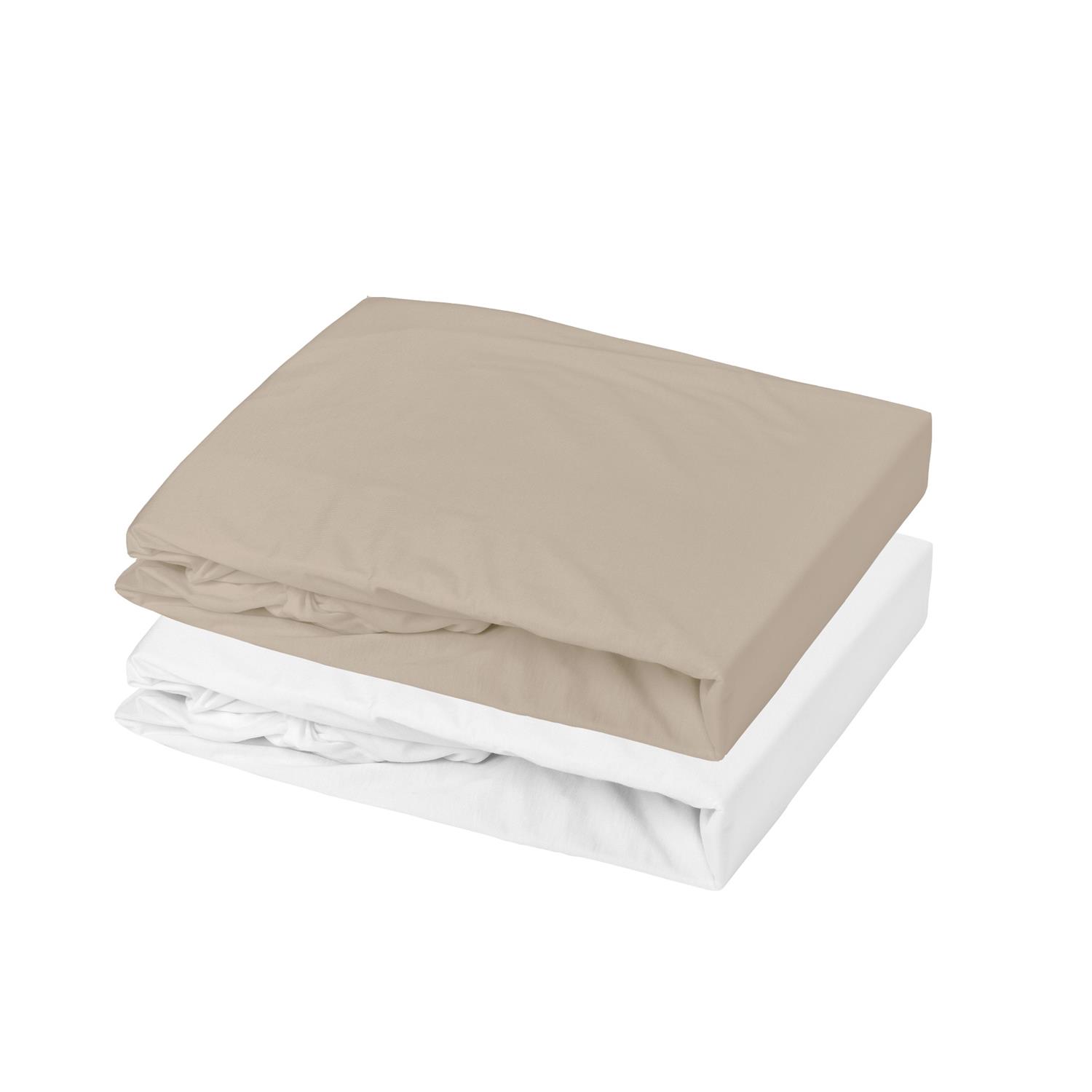 Lot 1 Alèse Pu + 1 Drap Housse BEIGE Mon P'tit Dodo