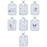 Lot de 7 Bavoirs Naissance 