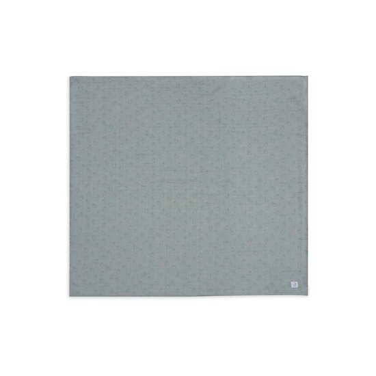 Jollein Lot de 2 Langes Gaze de Coton Miffy Silhouettes  Sea Green 115x115 cm