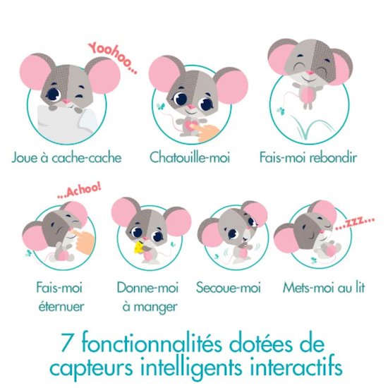 Tiny Love Jouet interactif Wonder Buddies Coco La Souris  Tiny Love Jouet interactif Wonder Buddies Coco La Souris