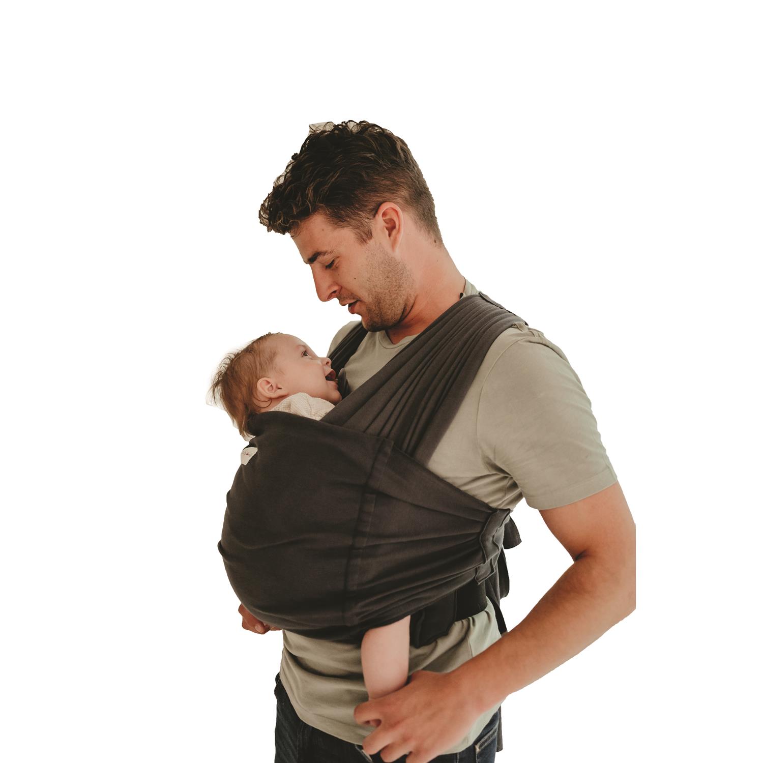 Echarpe de portage extensible Tricot Easy MULTICOLORE Babylonia Baby Carriers