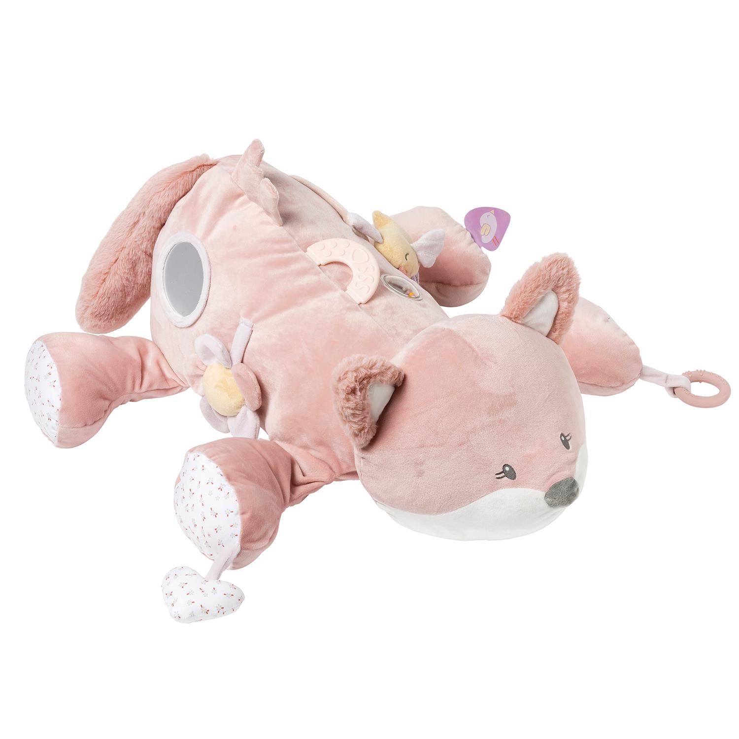 Peluche d'activité Alice Renard Alice et Pomme ROSE Nattou