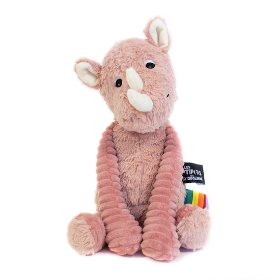 Les Déglingos Peluche Rhino  