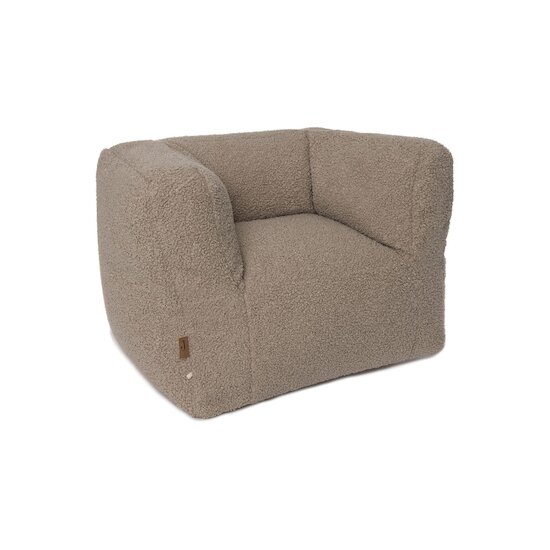 Jollein Fauteuil Pouf Enfant Teddy Warm Sand  Jollein Fauteuil Pouf Enfant Teddy Warm Sand