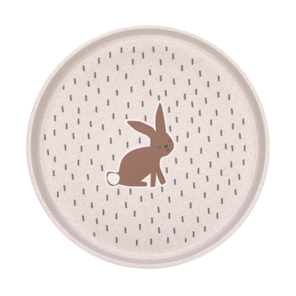 Lässig - Assiette Little Forest Lapin ROSE Lässig