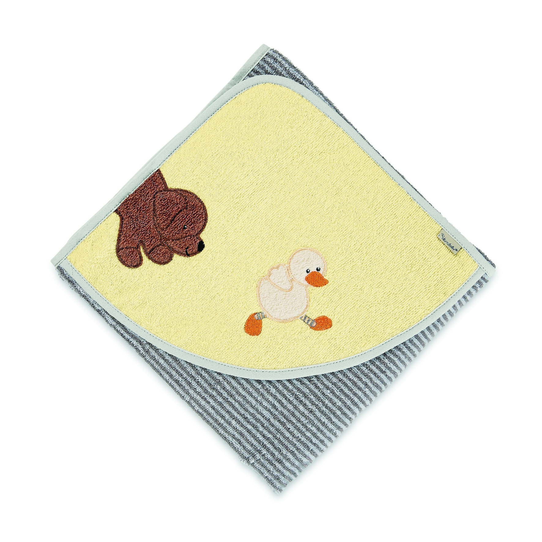 Cape bain 100x100 Hanno/Edda GRIS Sterntaler
