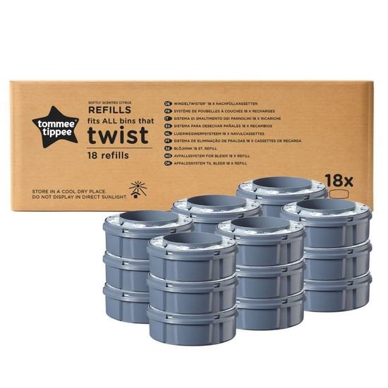Tommee Tippee Recharges Twist & Click x18  