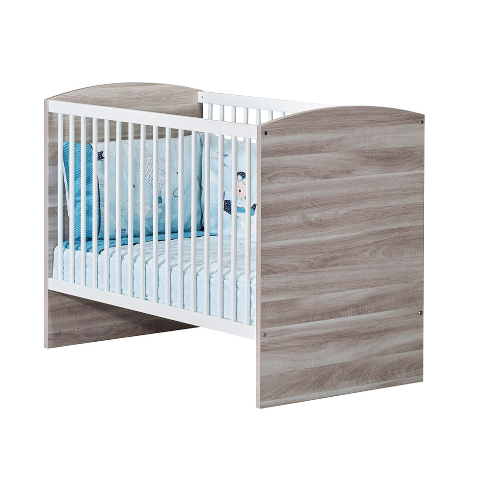 Lit bébé Vintage GRIS Sauthon