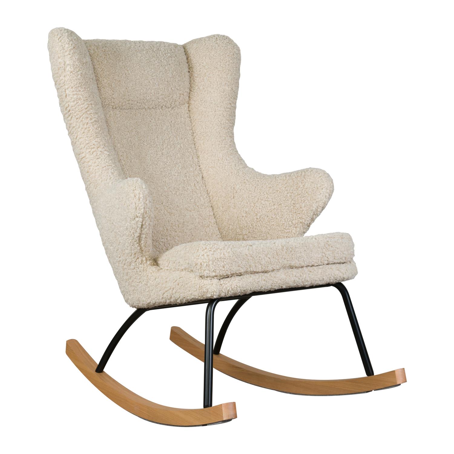 Rocking Chair de Luxe pour Adulte BEIGE Quax