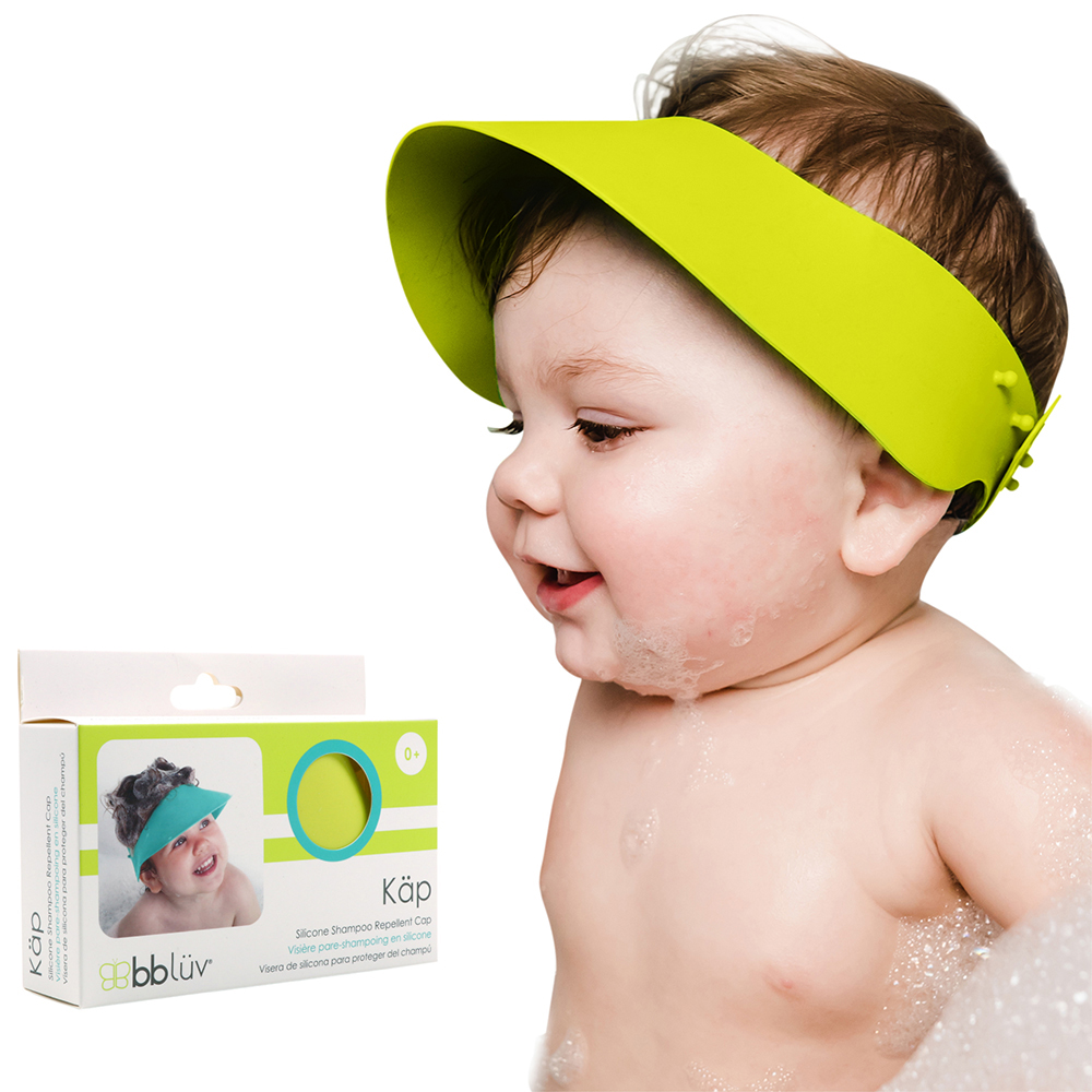 BBLUV - Visière pare-shampoing en silicone VERT BBlüv