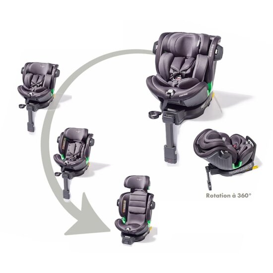 William Kent 1733 Siège auto Saturne Noir  William Kent 1733 Siège auto Saturne Noir