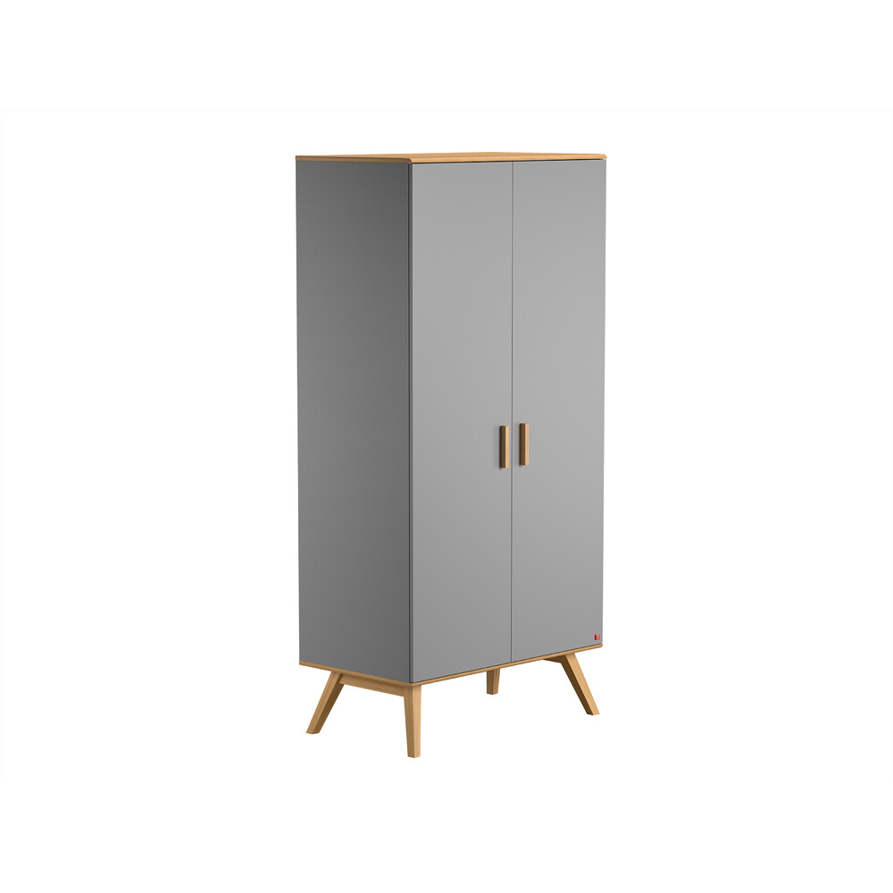 Vox - Armoire 2-portes Nautis GRIS Vox