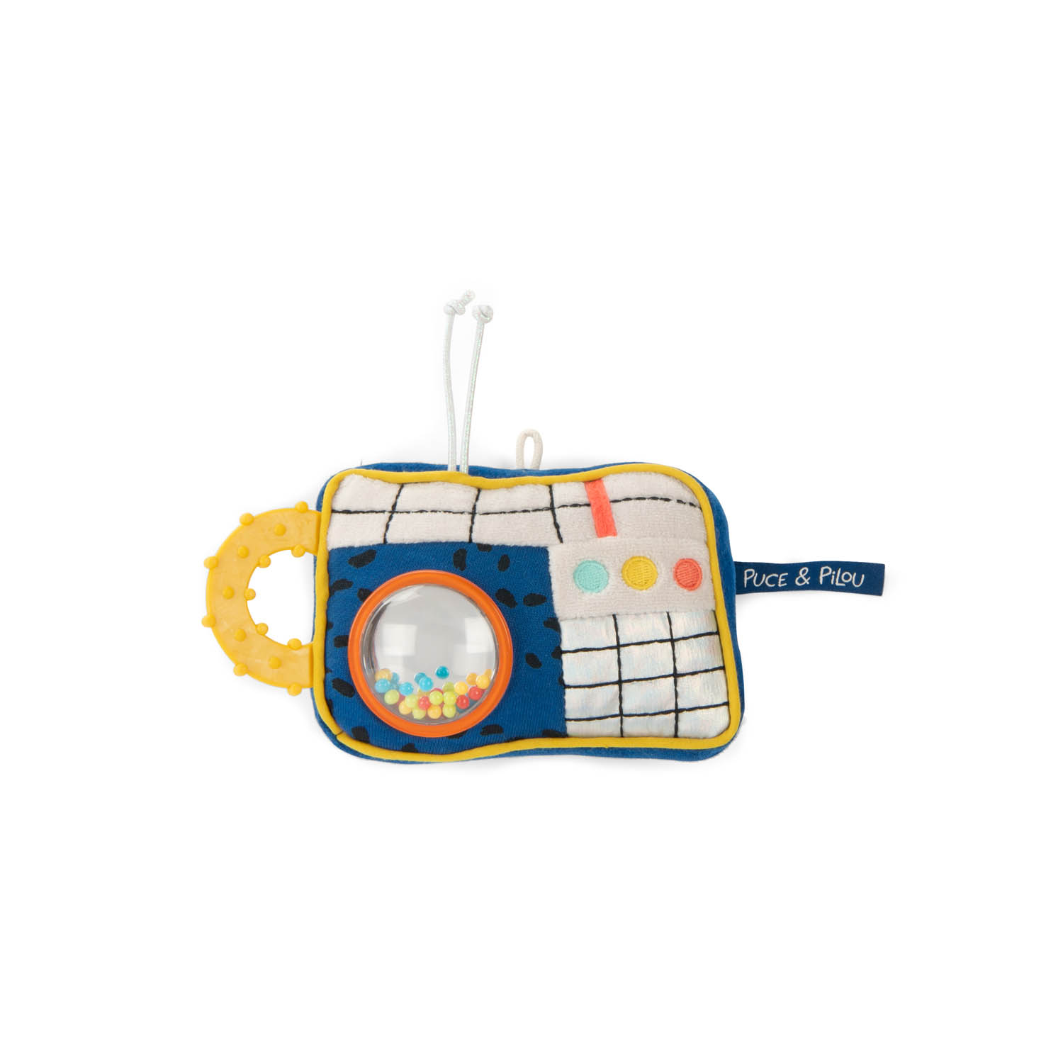 Peluche Mini radio d'activités Puce & Pilou MULTICOLORE Moulin Roty