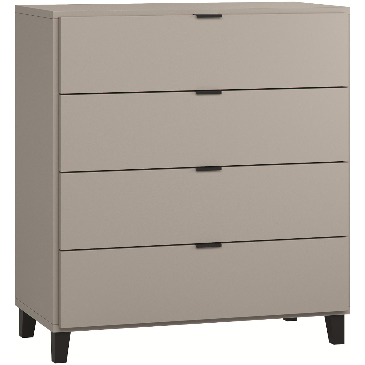 Commode 4 tiroirs Simple GRIS Vox
