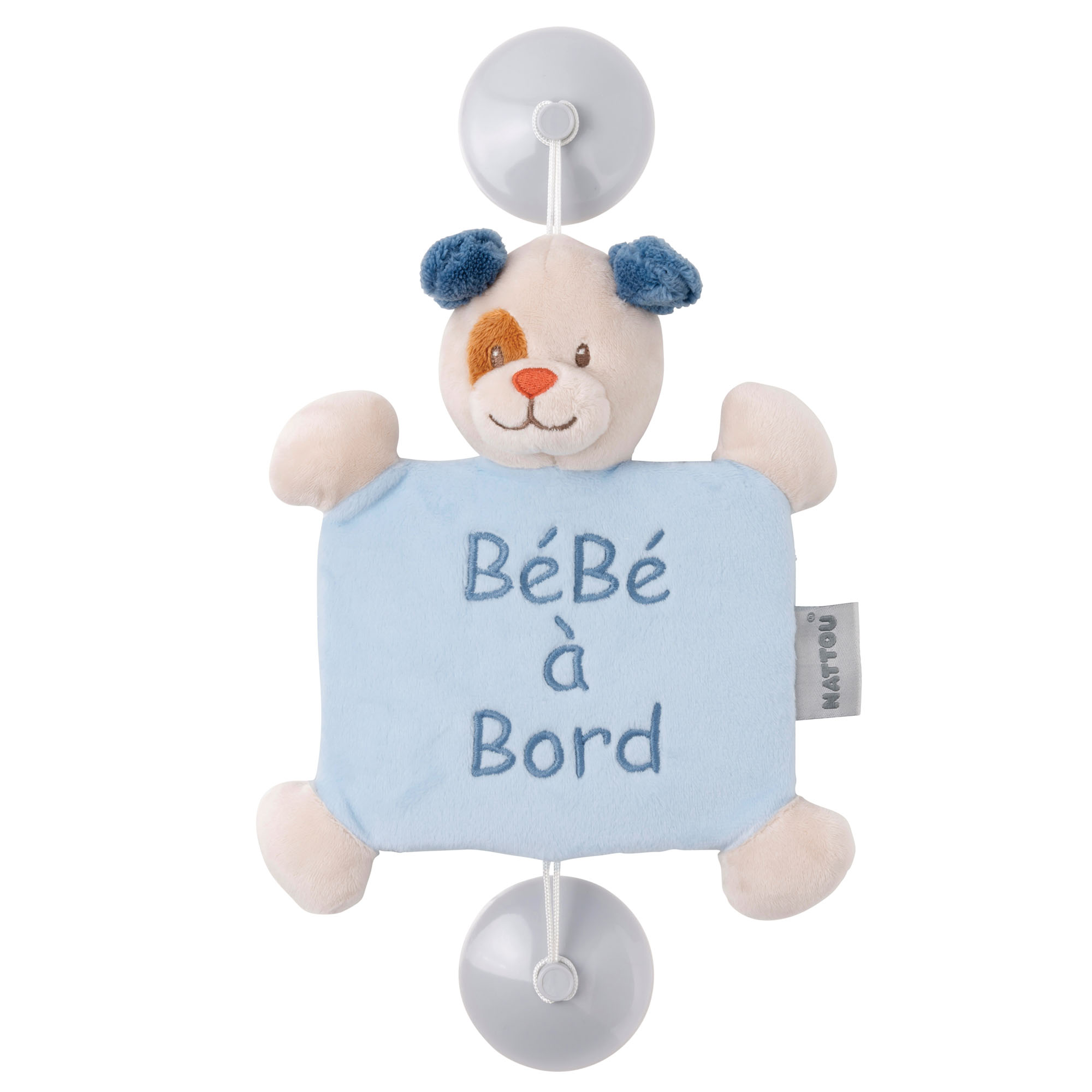 Bébé à bord BLEU Nattou