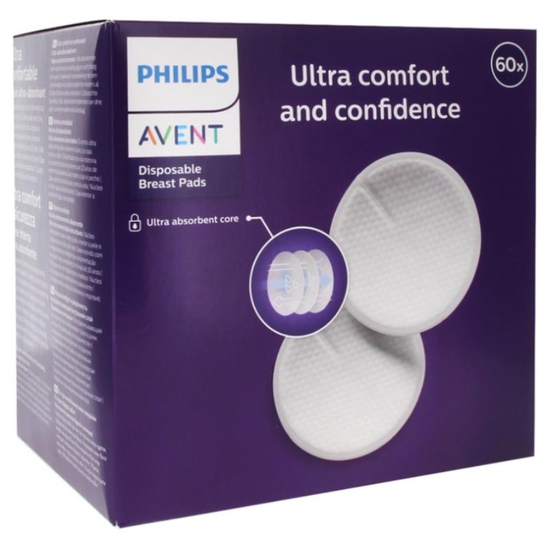 60 coussinets jetables jour et nuit BLANC Philips Avent