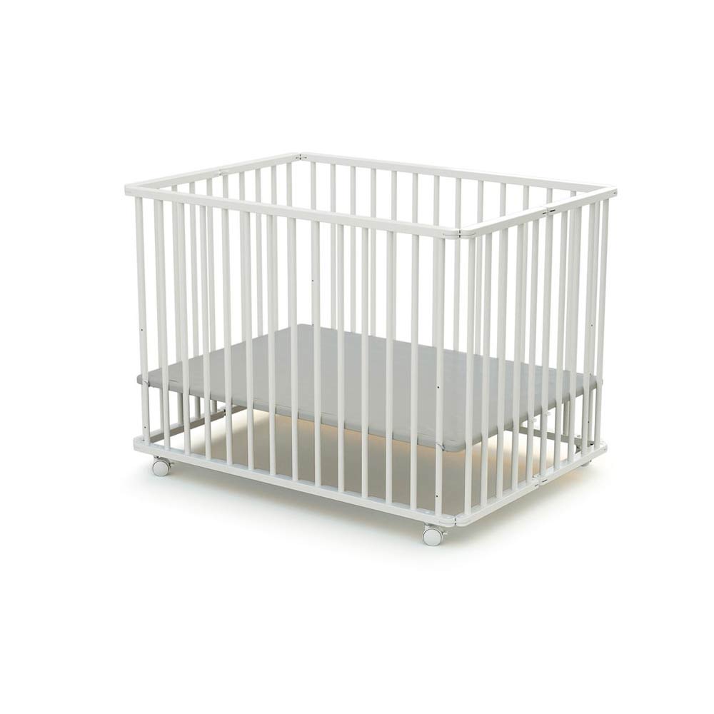 Parc pliant en bois BLANC Formula Baby