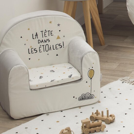 Little Band Fauteuil + Coussin  Etoiles filantes  Little Band Fauteuil + Coussin  Etoiles filantes