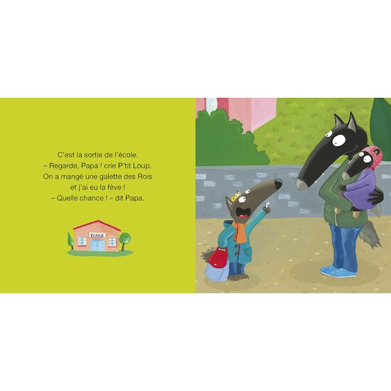 Auzou P'tit loup est le roi de la galette    Auzou P'tit loup est le roi de la galette