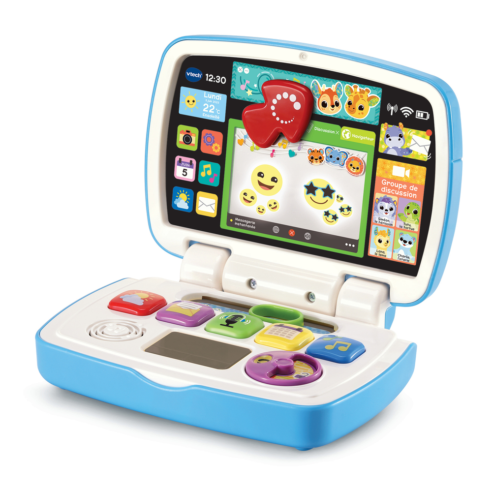 Ordinateur Baby ordi des découvertes MULTICOLORE Vtech Baby