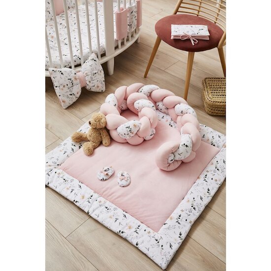 BB&Co Coussin déco forme nœud Sweet Garden  BB&Co Coussin déco forme nœud Sweet Garden