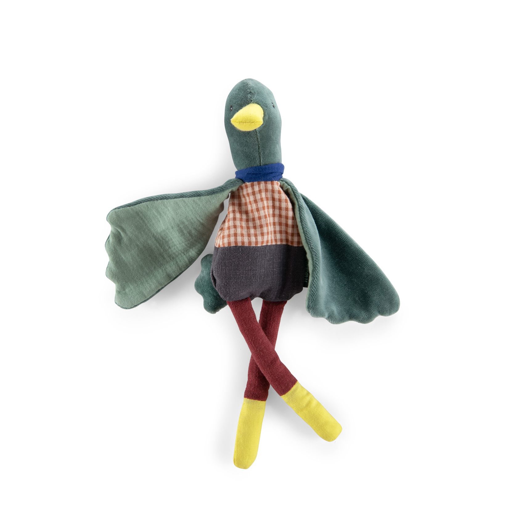 MOULIN ROTY - Doudou-hochet Pomme des bois VERT Moulin Roty