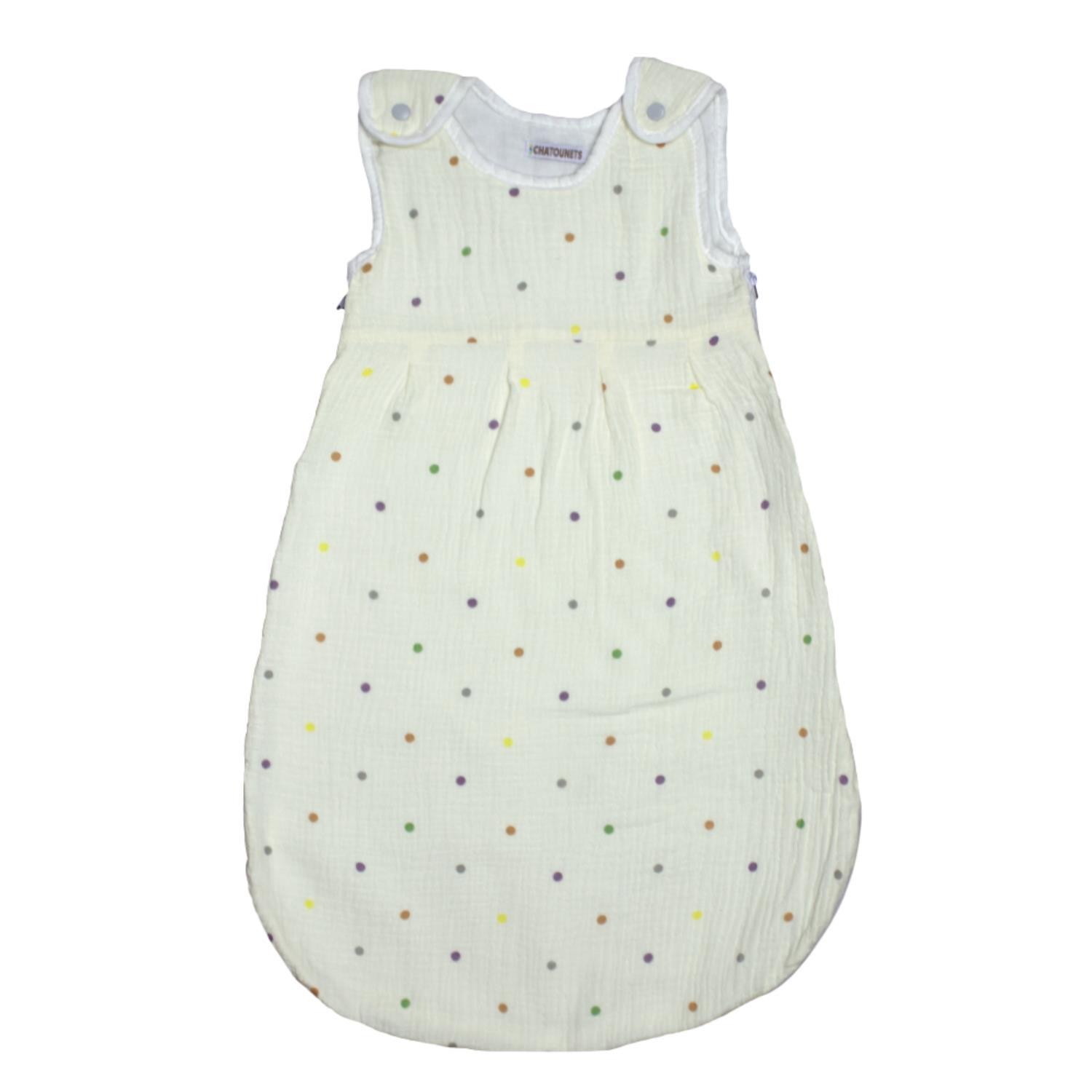 Gigoteuse naissance mousseline MULTICOLORE Les Chatounets