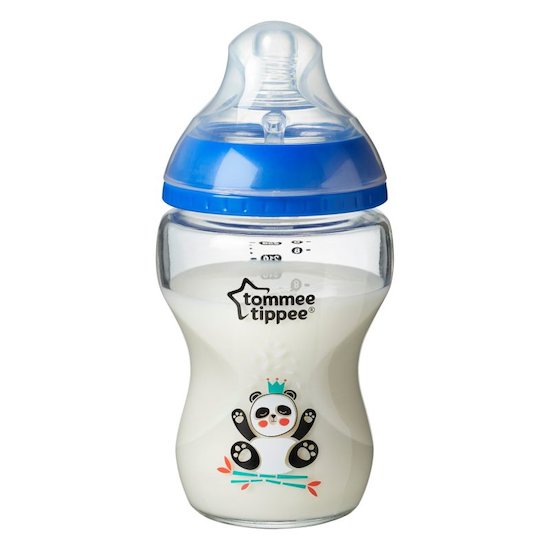 Tommee Tippee Biberon CTN Verre décoré Garçon 250 ml Tommee Tippee Biberon CTN Verre décoré Garçon 250 ml