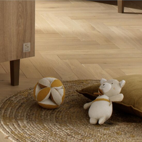Sauthon Balle Sensorielle Petit Soleil Beige Chiné/ocre  Sauthon Balle Sensorielle Petit Soleil Beige Chiné/ocre