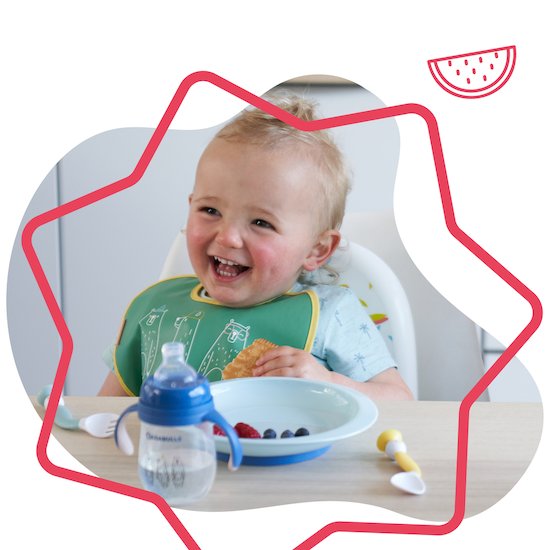 Kyraton assiette ventouse pour bébé pour bébé avec paille et cuillères, bol  léger incassable et réutilisable être utilisé pour le lait, la soupe ou la  crème glacée, antidérapant et durable : 