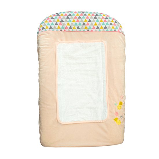 Domiva Matelas à langer + housse Flamingo 